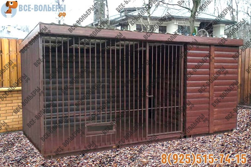 Пример вольера «стандарт»