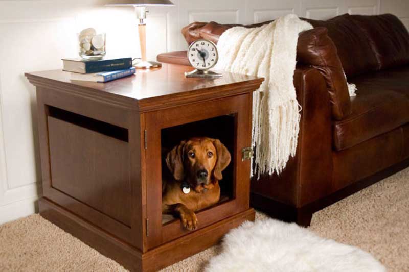 Домик из дерева для маленькой собаки в квартиру 