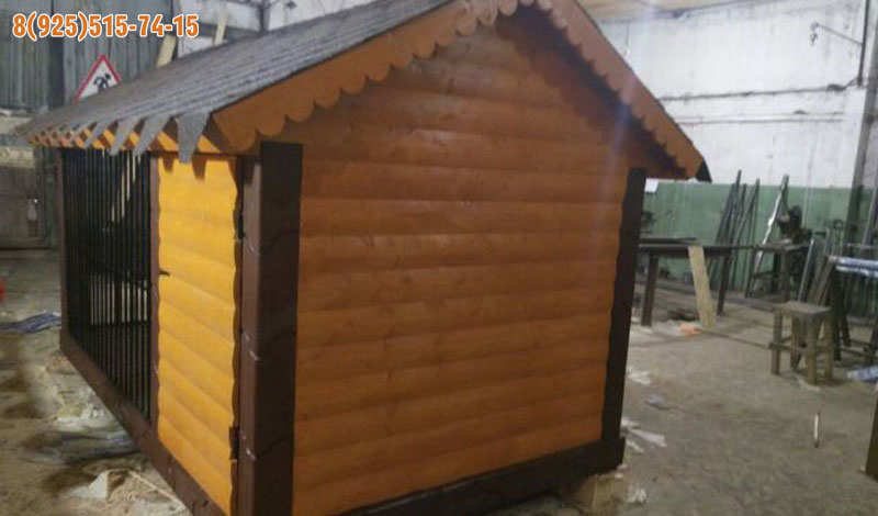 Готовый вольер для собаки