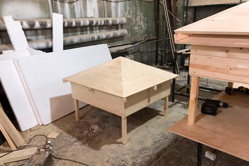 Башенки украсят крышу