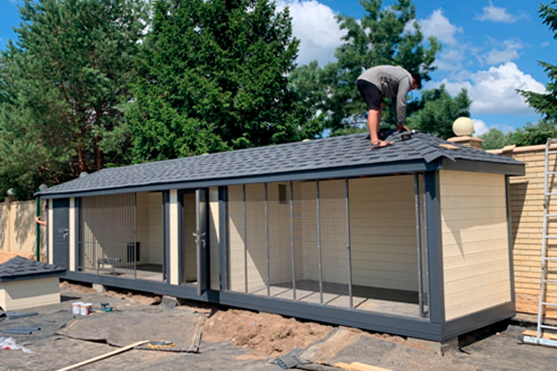 Монтаж «башенок» на крышу