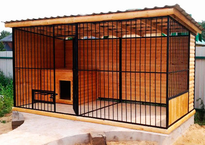 Недорогой уличный вольер