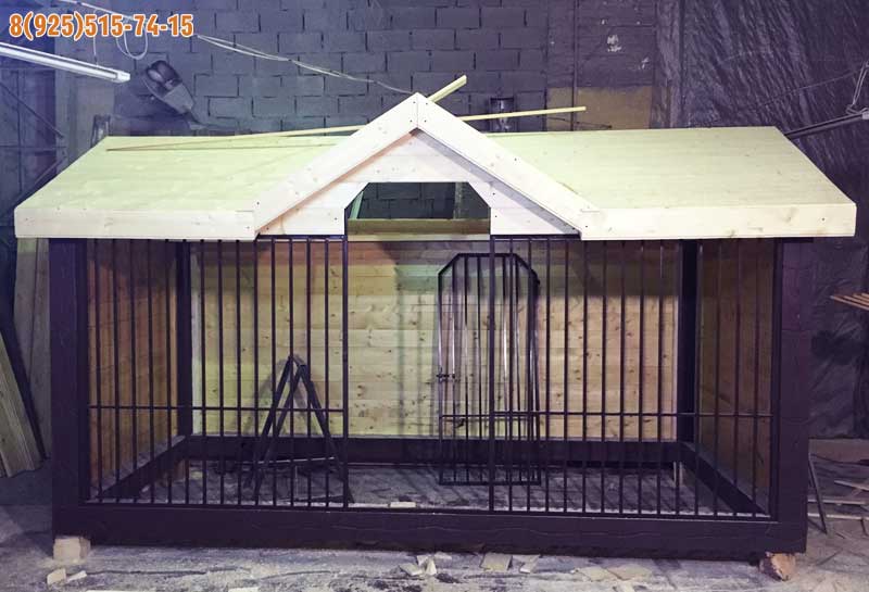 Вольер для крупного пса