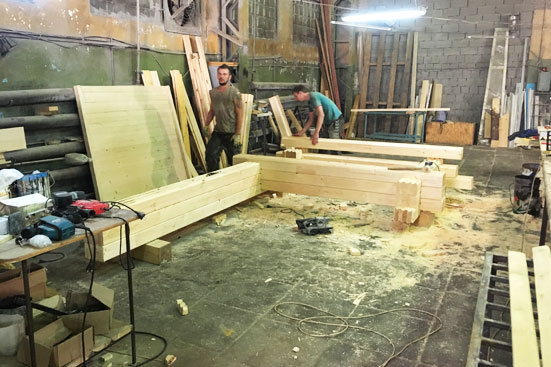 Сборка крыши