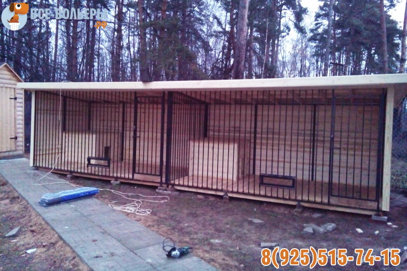 Вольер для лайки, борзой, гончей: размеры и особенности